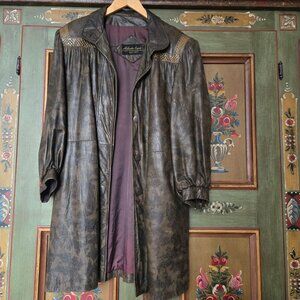 Super-soft real Leather Coat made by Roberto Cuore - Italy / Milano